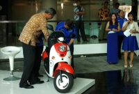 Motor listrik Yamaha uji coba di Indonesia