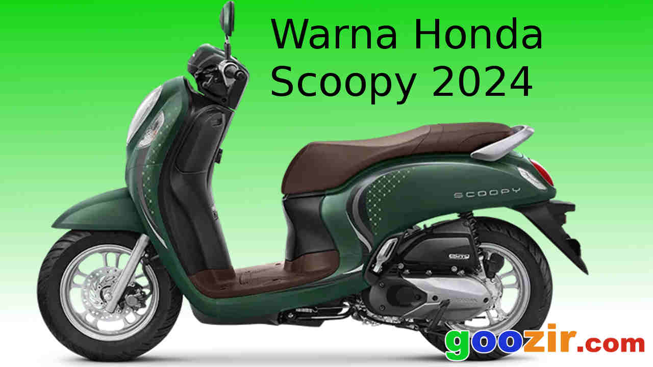 √8 Warna Honda Scoopy 2024 Fashion, Sporty, Stylish & Prestige Terbaru